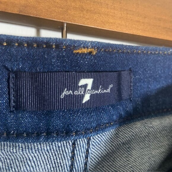 7 For All Mankind Explorer Modern Dojo High Waist Wide Leg Boho Jeans Size 31 - Picture 4 of 8